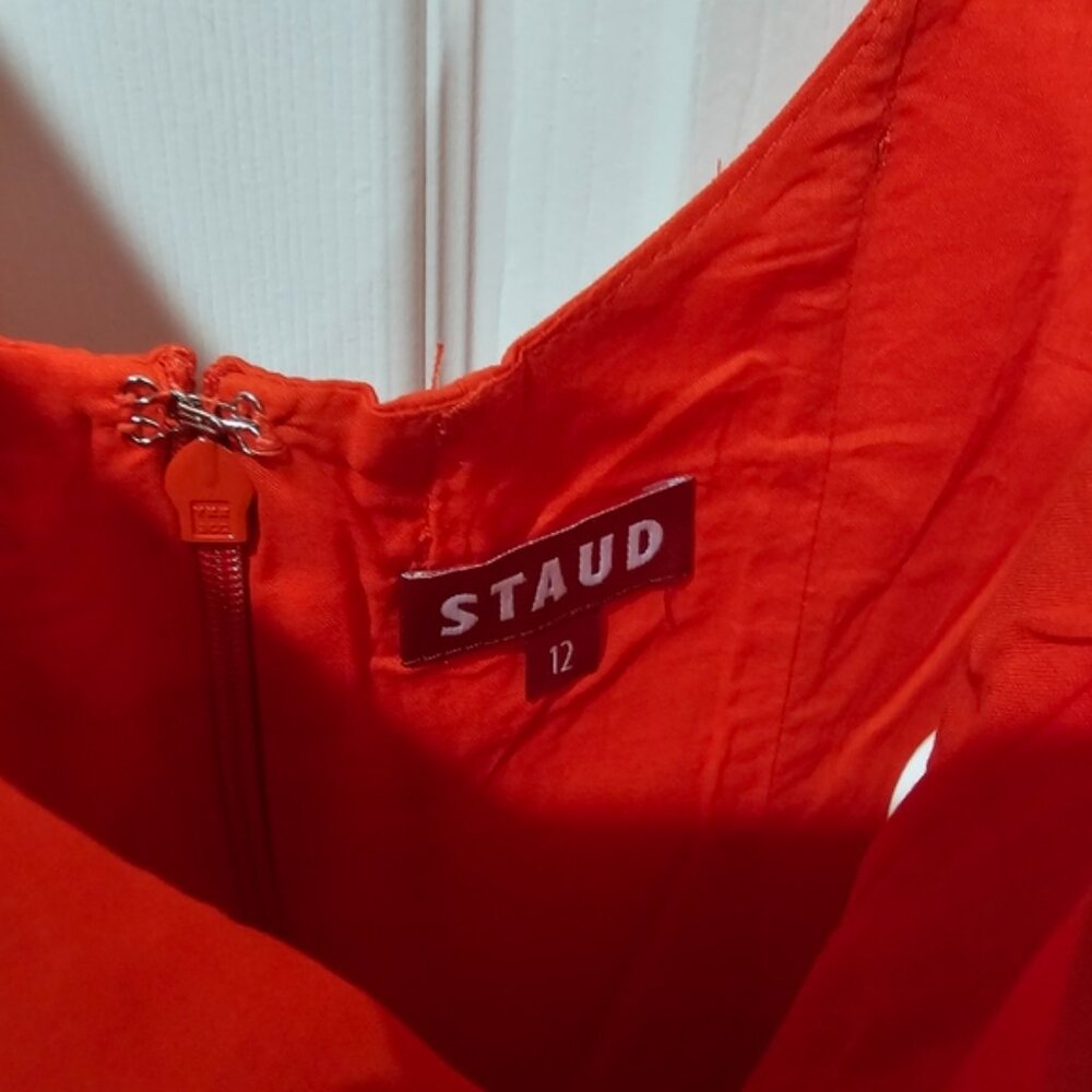 Staud Wells Fire Midi Dress - Picture 5 of 9